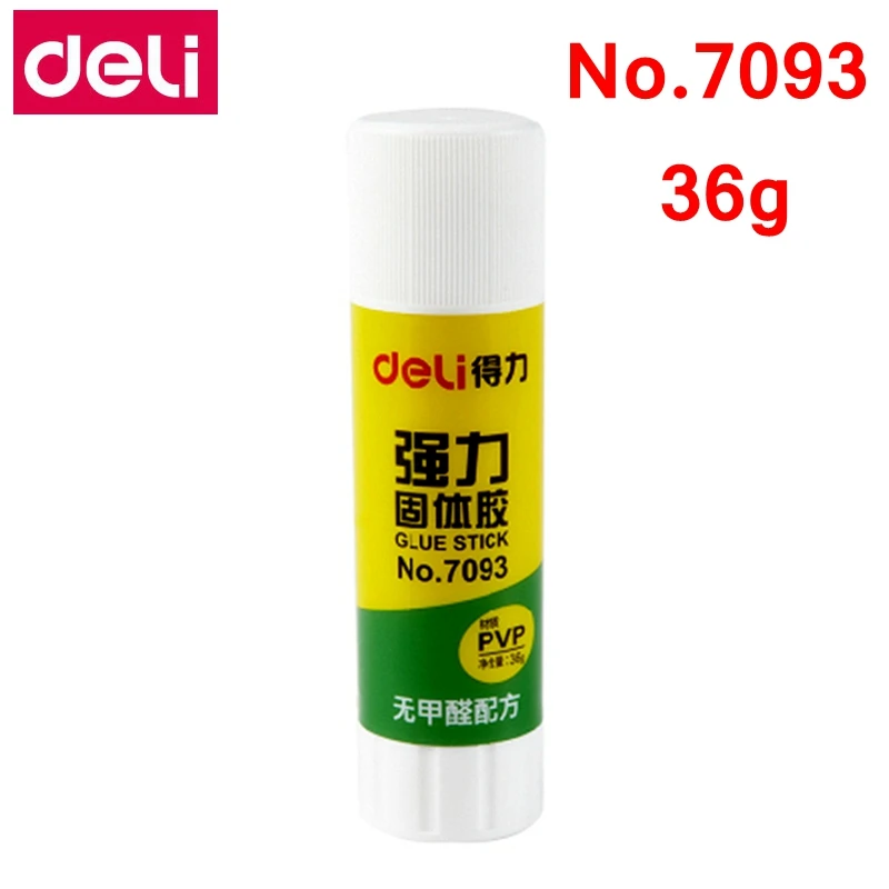 1 шт Deli 7093 твердый клей карандаш 36 г для офиса дома школы студента формальдегид