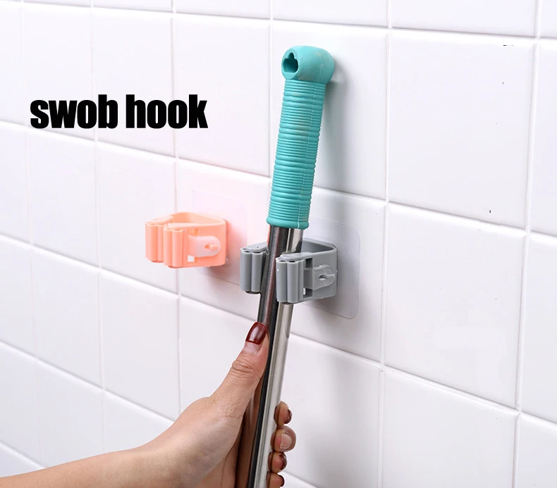 1 шт. многофункциональная прочная нержавеющая наклейка Швабра Swob Органайзер с