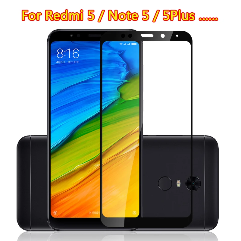 Для Xiaomi redmi Note 5 стекло 4X закаленное полное покрытие протектор экрана для plus 5A 5Pro