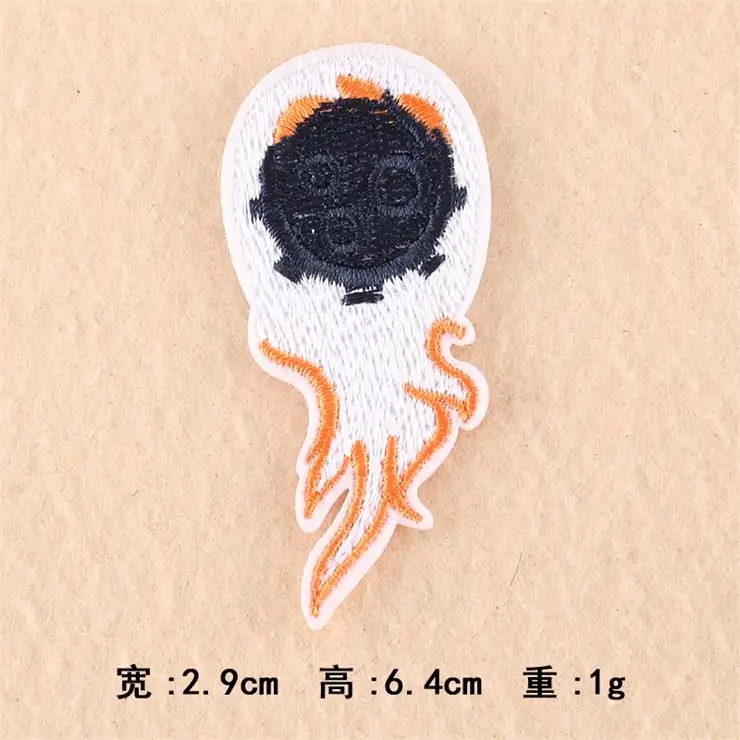 1 шт. Популярные Мультяшные вышитые аппликации с утюгом нашивки тканевые