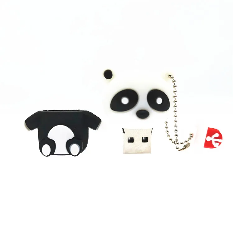 Бесплатный подарок панда Ручка drive personalizado флеш диск usb 2 0 реальная емкость диска
