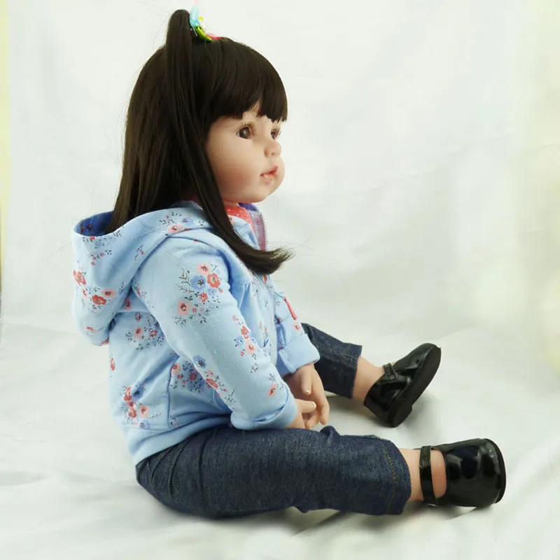Forrsdor60 см спортивный костюм мягкая Регенерированная кукла из силикагеля мягкое