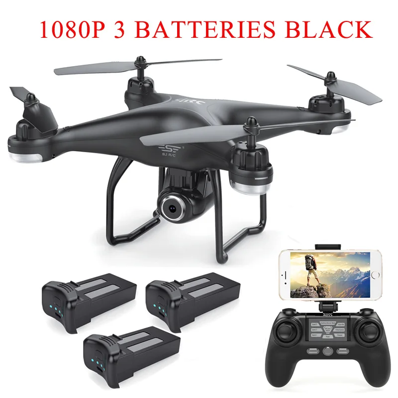 SJRC S20W двойной gps динамический слежение wifi FPV с 1080 P/720 P широкоугольная камера