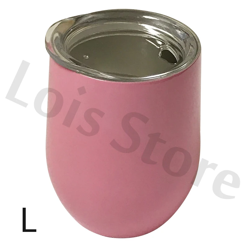 12 унций бокалы для вина нержавеющая сталь форма яйца чашка пива изолированный