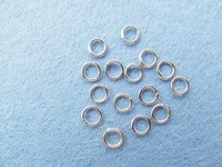 8000pcs 5mmx0 7mm silver toneantique bronze jump ring fastener clasp ends connector charmfindingdiy accessory jewelry making