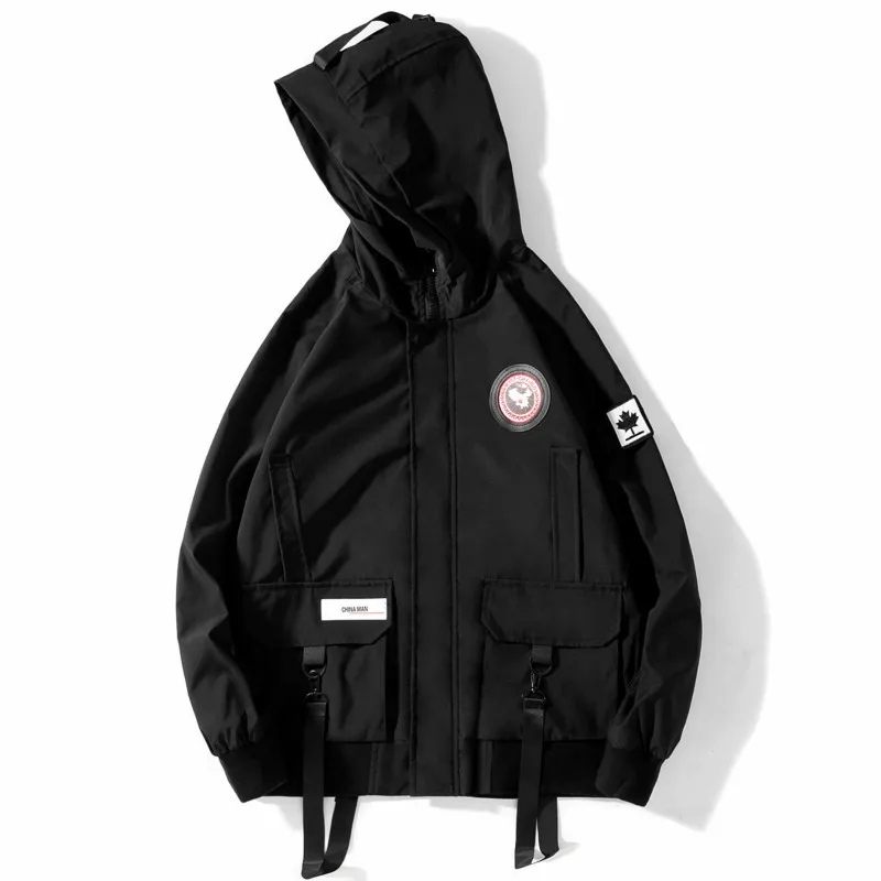 2018 осень подростков камуфляж пальто свободного кроя мужской японский плитка