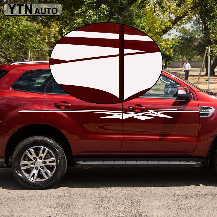 Подходит для Ford Everest модифицированные наклейки автомобиля боковое тело крутой