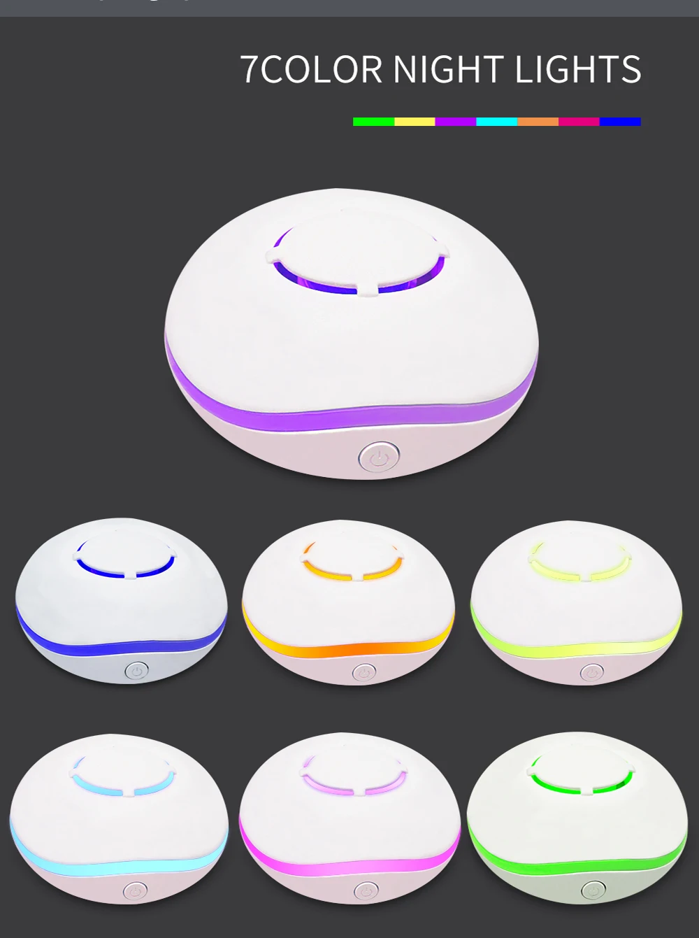 Портативный usb аккумулятор диффузор эфирных масел без воды ароматерапия с 7