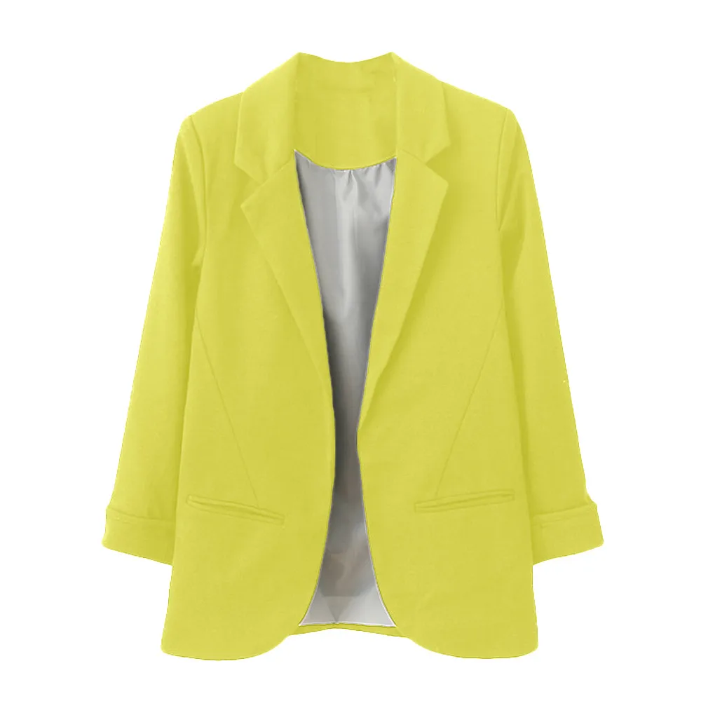 E Женские однотонные пальто и куртки из страуса, Abrigo Mujer Chamarras De Mujer Casaco Feminino Manteau Femme Jaqueta Feminina N30 - Цвет: E