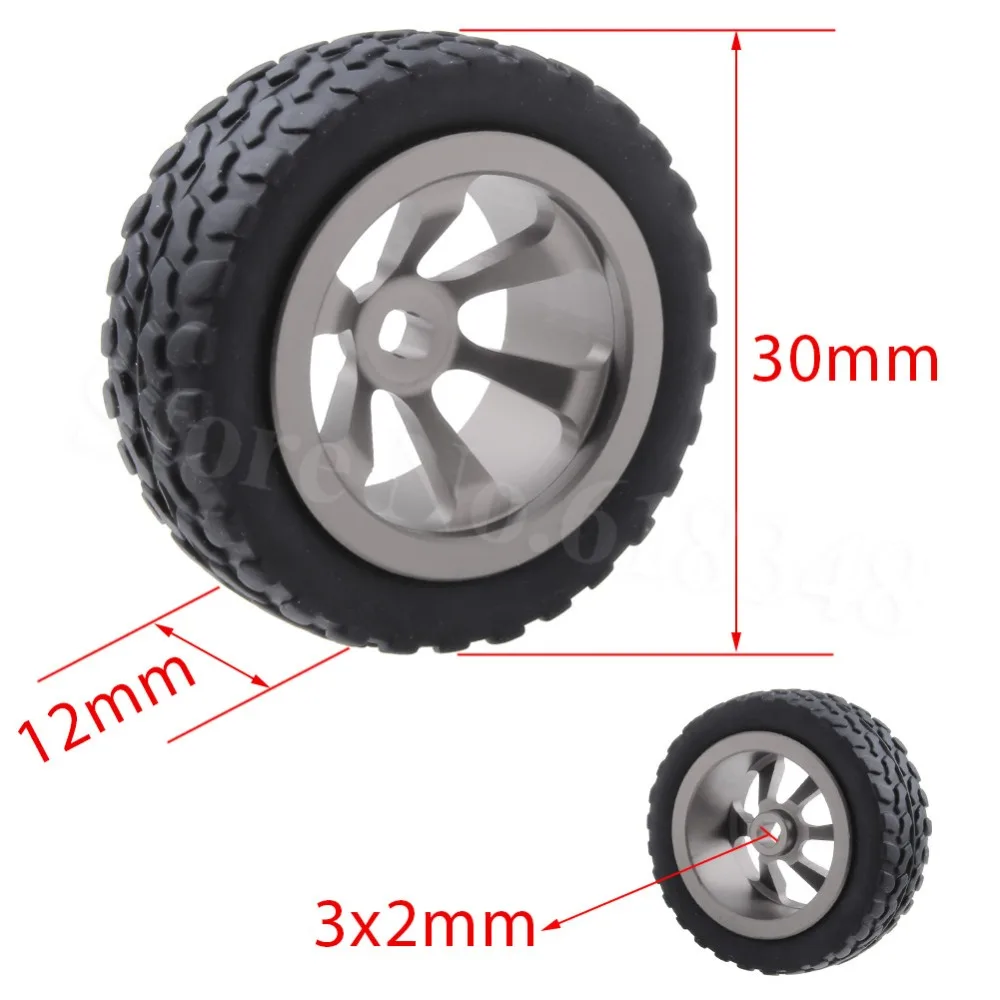 Колеса и шины из сплава для WLtoys 1/28 K969 K989 K999 P929 4WD 4 шт./лот|Детали аксессуары| |