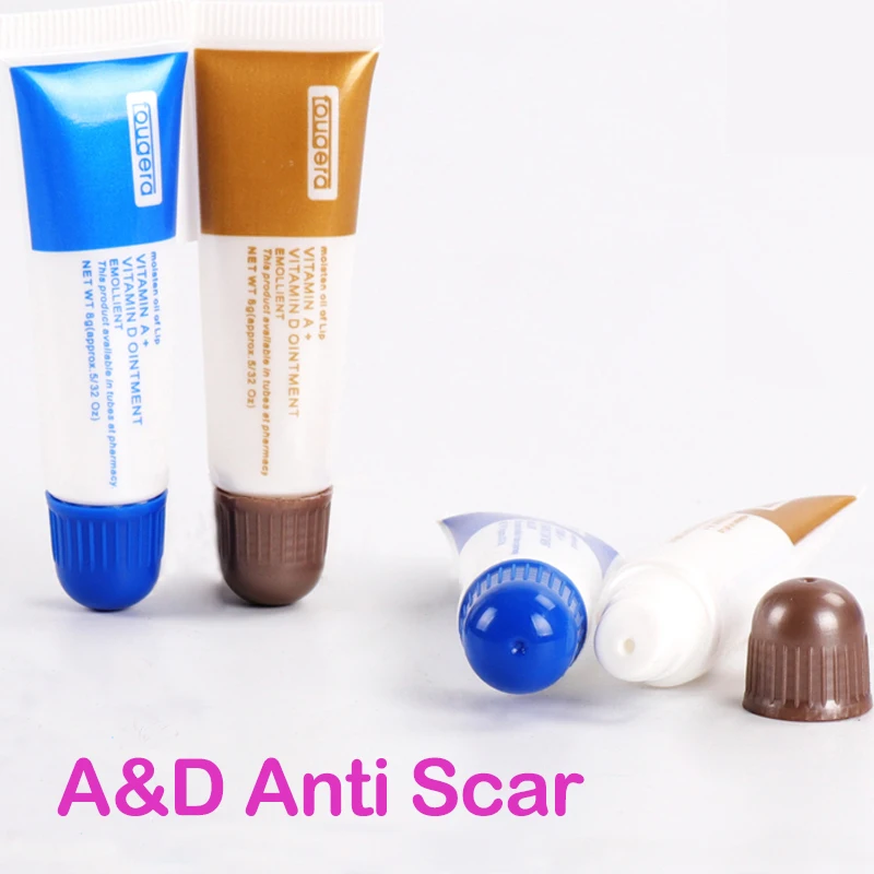 50 шт. уход за татуировкой крем лосьон Анти-шрам витамин мазь ремонт гель для