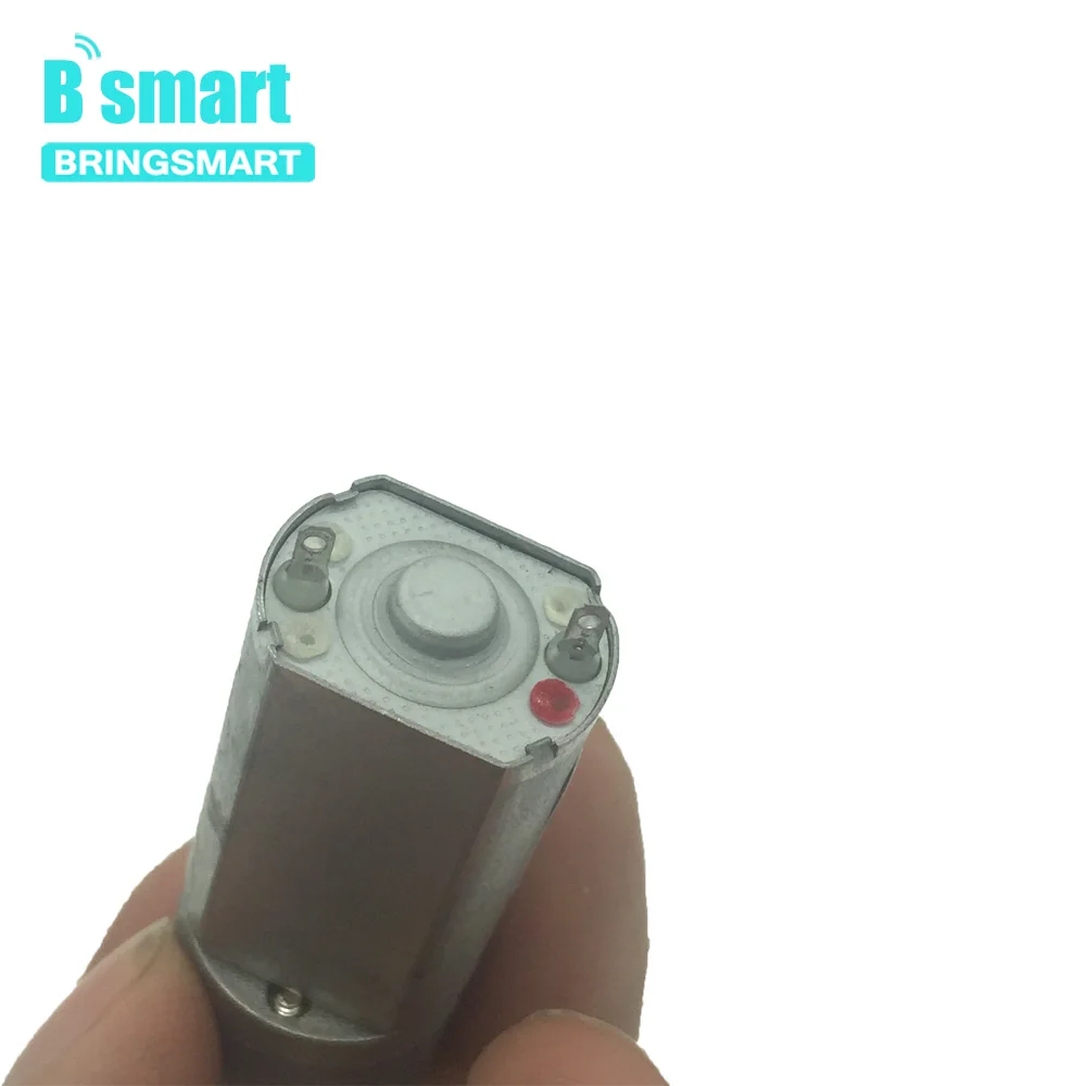 Bringsmart мини двигатель постоянного тока с редуктором 12 В мотор реверсивным