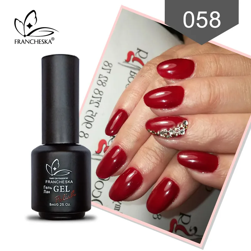 Francheska 058 Francheska Гель-лак для ногтей горячая Распродажа серия камуфляж Гель-лак unha ongle lakiery hybrydowe долговечный замачивающийся Гель-лак - Цвет: Francheska 058