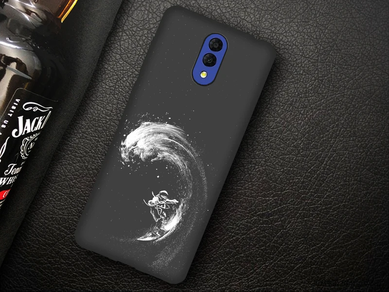 JURCHEN Case For Alcatel 3L Case Soft Tpu Silicone Back Cover For Alcatel 3L 3 L Case Cover Funda Printing Bag Cartoon