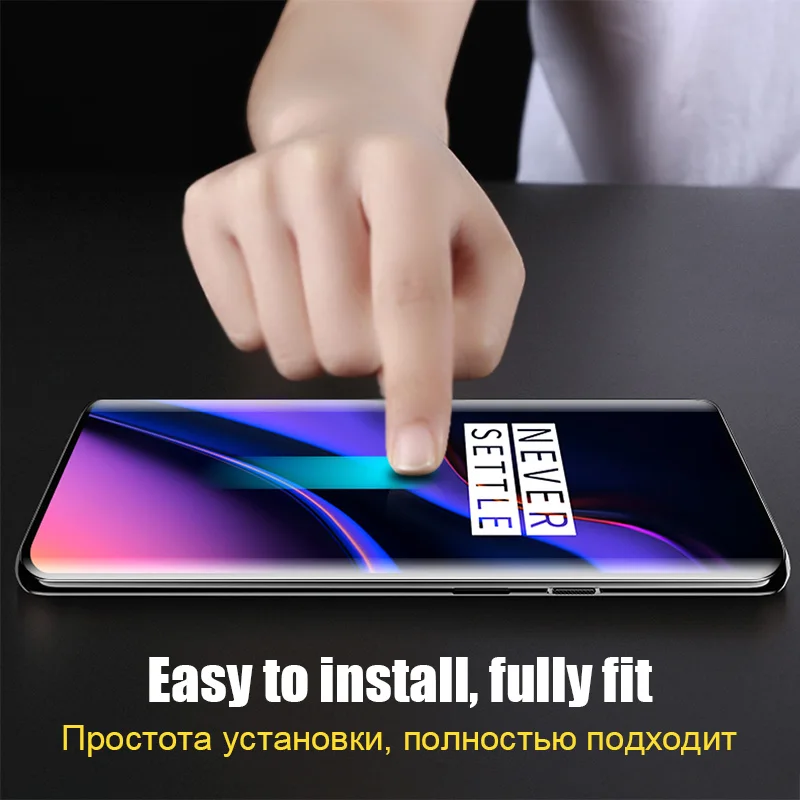 6D закаленное стекло для Oneplus 7t 7 pro 6T 6 5T полное покрытие Защитное Pro 6t 5 Защитная