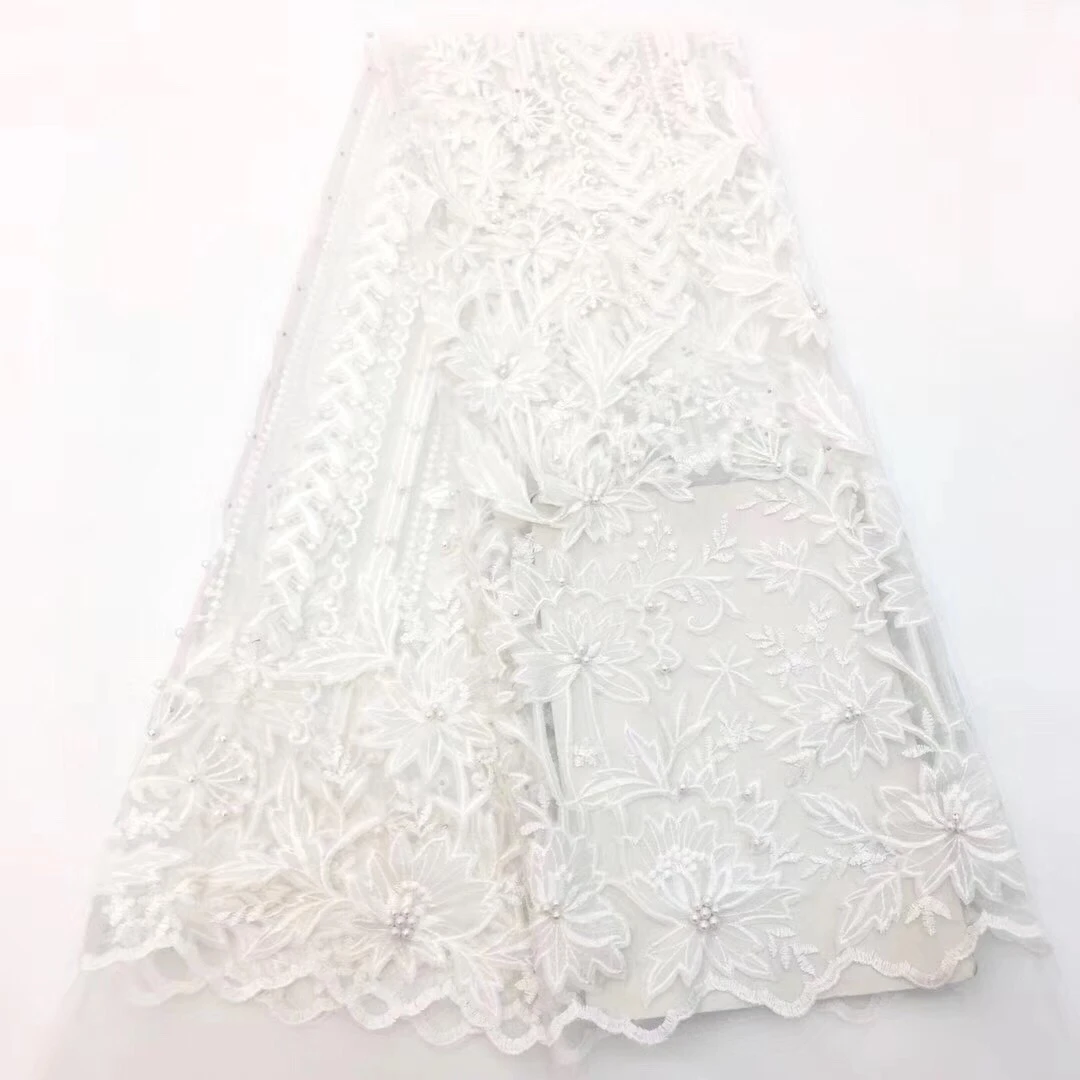 2019 Latest Beaded French Lace Fabric High Quality Nigerian Tulle African For Wedding Purple Material LCD9138A | Дом и сад