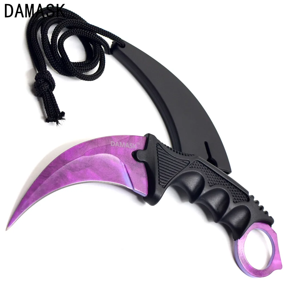 Cs Go охотничий нож выживания Tactical a ножи Karambit Supervivencia настоящие Outillageбыл Куто Tactique