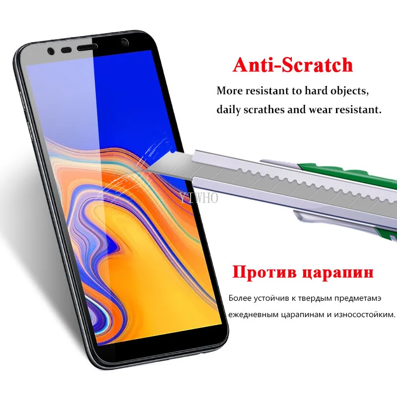 5 шт./компл. Защитная пленка для экрана для samsung Galaxy J8 J6 J4 Plus J5 J3 J7 J2 Pro Закаленное стекло Защитная пленка