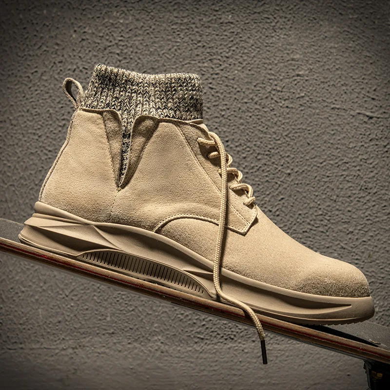 Ботинки Martin мужские Зимние Повседневные высокие ботинки Корейская версия моды