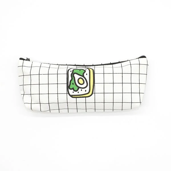 Sandwich Чехол для карандашей, плюшевый, для девочек, Pensil Estuches Lapices Etui Pennen Hairball Estuche Escolar Kawaii Small Canvas Trousse Scolaire Stylo - Цвет: Sandwich