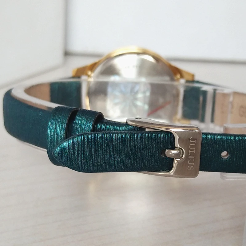 Женские часы японские кварцевые новая мода стразы платье браслет кожа подарок на