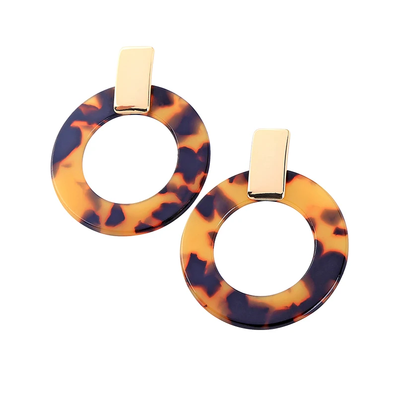 Крыло ЮК так акриловые круглые женские серьги 2019 модные ювелирные изделия