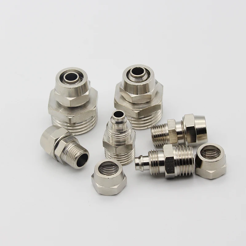 Трубка 12 мм 14 16 дюймовая Мужская резьба 1/8 &quot1/4&quot 3/8 &quot1/2&quot медная пневматическая