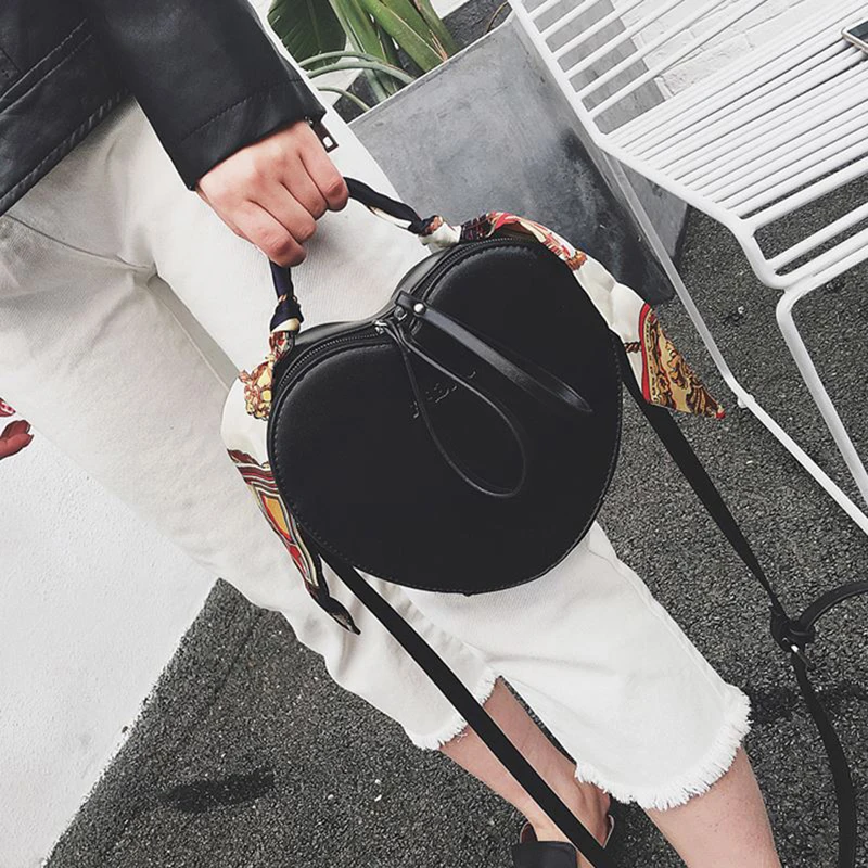 2019 Винтаж Для женщин сумка милые в форме сердца из искусственной кожи мини через