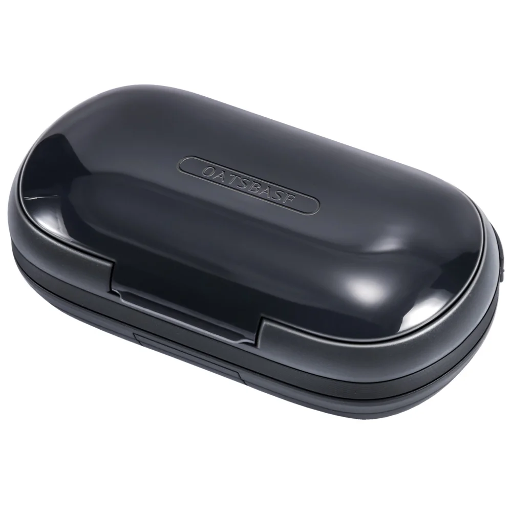 OATABASF Мини ящик для хранения многофункциональный USB кабель для 3 в 1 Выдвижной телефон зарядное устройство для huawei p30 redmi iPhone Xr - Цвет: Black