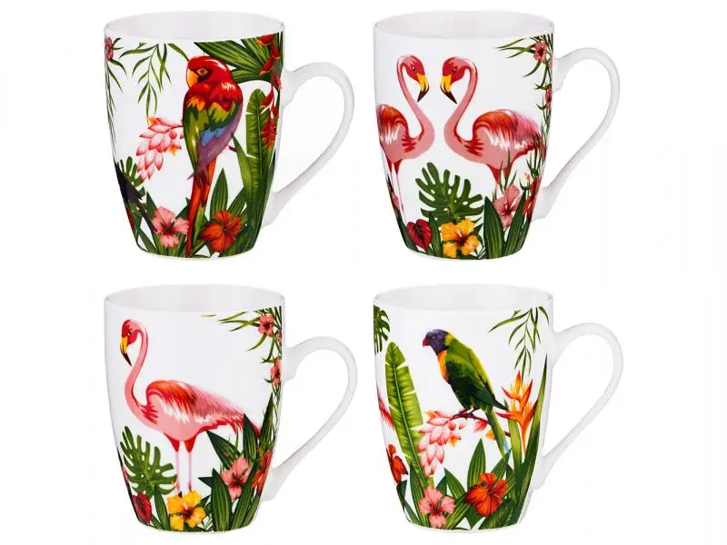 Mug Lefard 350 ml Pink Flamingo | Дом и сад