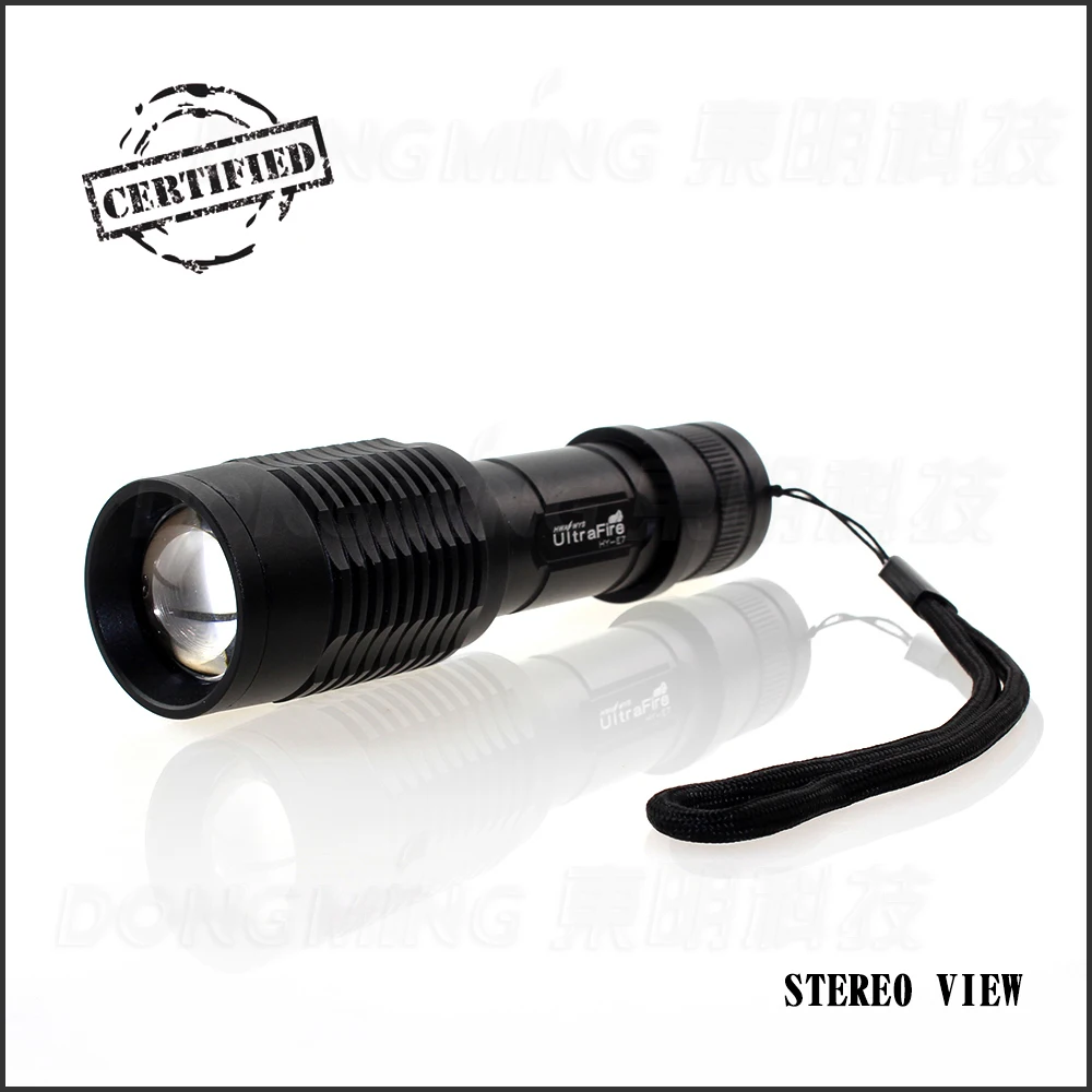 

cree xml t6 led flashlight 5000 lumens powerful tactical torch lamp flashlights long-range zoom powered by 1 piece 18650 battery