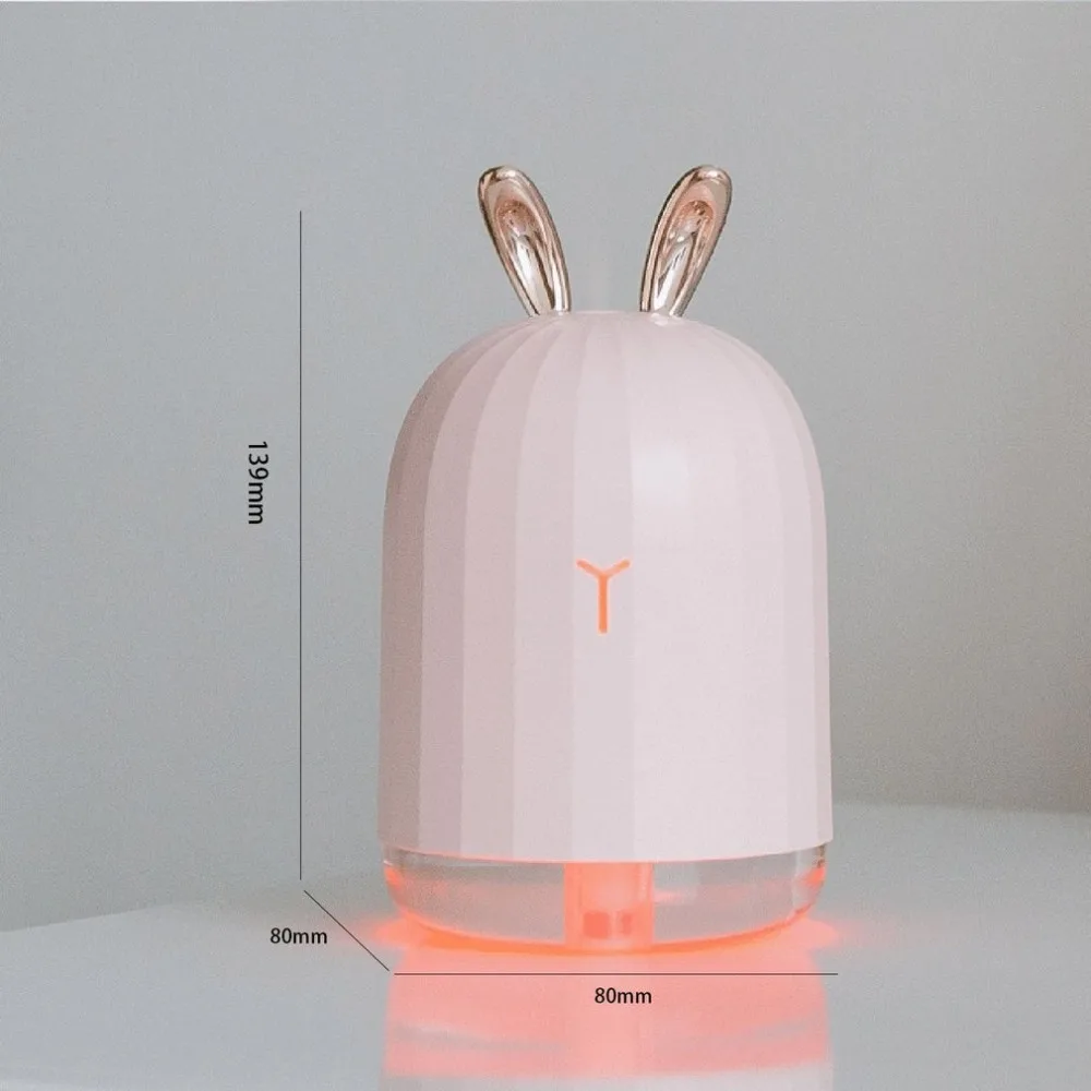 Lavender Air Ultrasonic Humidifier Essential Oil Diffuser Atomizer Freshener Mist Maker with LED Night Light | Бытовая техника