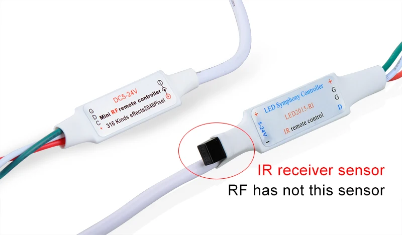 IR RF 14key 21key DIY Мини маленький светодиодный пиксельный светильник-контроллер для WS2811 SK6812 WS2812B 1903, с пультом дистанционного управления