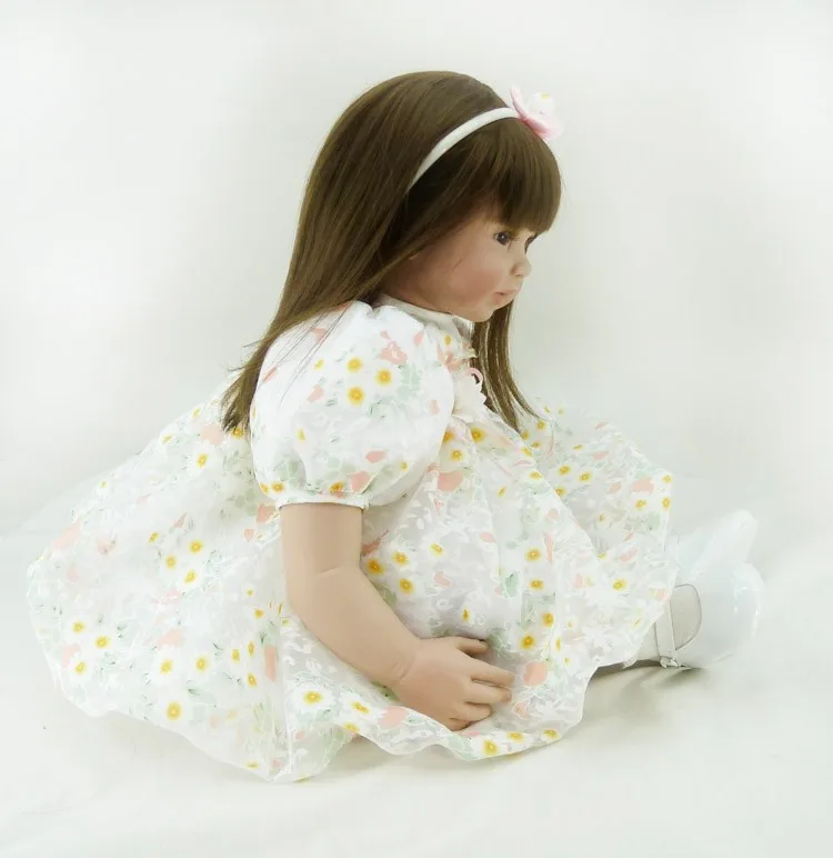 60 см мягкий силиконовый винил Reborn Baby куклы детские игрушки прекрасный сопутствующий сон кукла для ребенка подарки на год