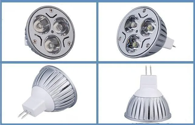 Люминесцентный фонарь CREE MR16-GU5.3 Светодиодный прожектор лампы 12 V 220 V 110 V 9 Вт, 12 Вт, 15 Вт, Светодиодный точечный светильник, лампочка GU10 теплый/холодный белый