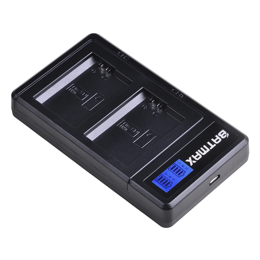 Для Sony NP FW50 NPFW50 ЖК дисплей USB двойное зарядное устройство для A3000 A5000 A5100 A6400 A33 A55 A7R