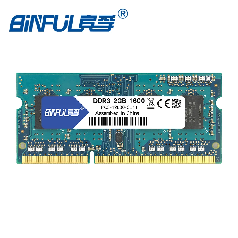 Binful DDR3 2 ГБ 4 1600 МГц PC3 12800 Память Ram лэптоп ноутбук память sodimm 1 5 V|4gb 1600mhz pc3-12800|ddr3 2gb4gb |