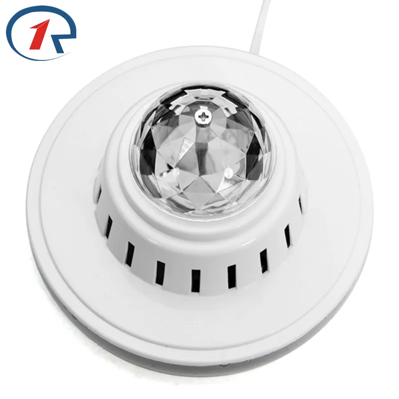 ZjRight миниатюрная полноцветная RGB светодиодная лампа со стразами освещение для