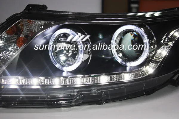 Для KIA RIO K2 светодиодный головной фонарь ангельские глазки 2011-2012 год