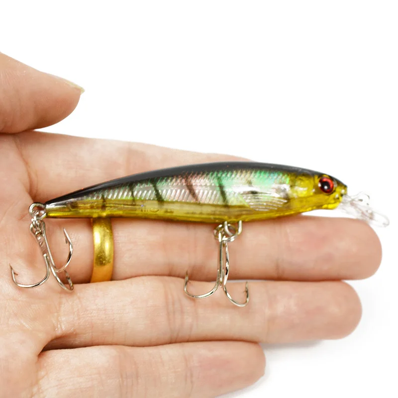 1 шт 8.5 см 7.4 г искусственная приманка воблер из твердого пластика и стальных