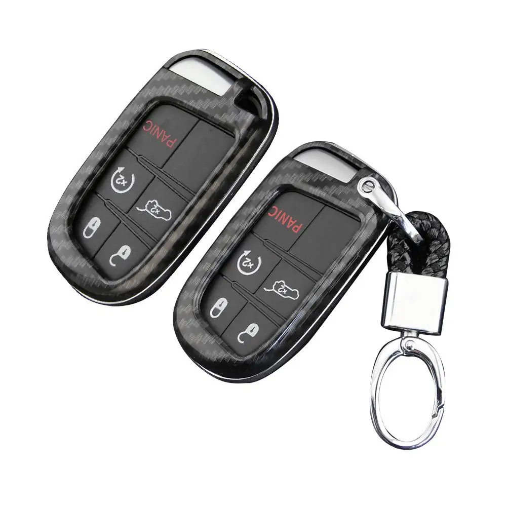 New 2019 Key Case Cover Fob Bag Holder ABS Hard Shell Parts Fit For 2014-2019 Jeep Grand Cherokee (WK2) | Автомобили и мотоциклы