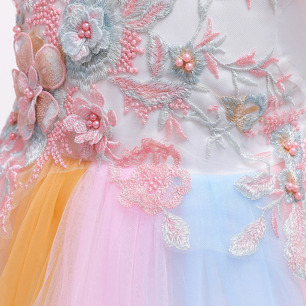 Детские платья для девочек платье принцессы с юбкой-пачкой торта лето 2020 детское
