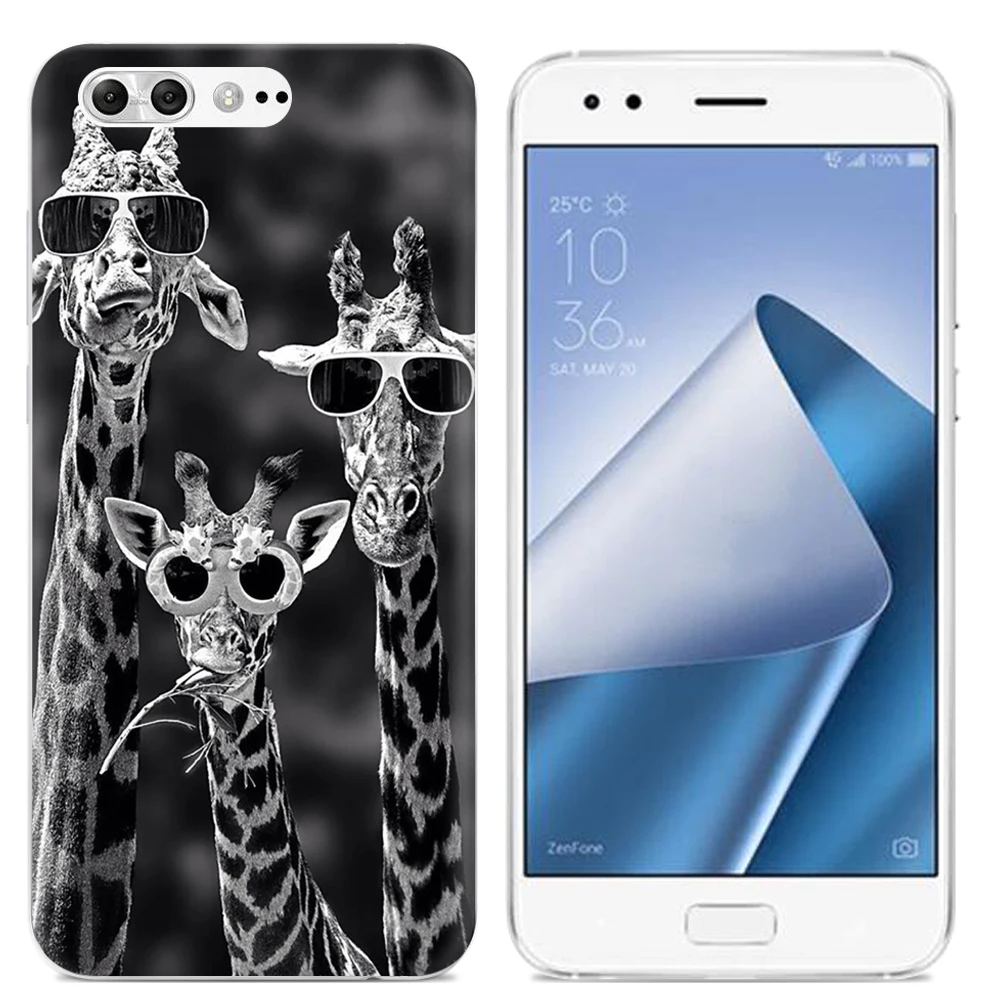 Мягкий чехол для телефона Asus Zenfone 4 Pro ZS551KL 5 дюйма стильный дизайн цветная