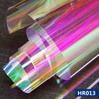 Hohoпленочный Радужный эффект 1,37x10 м, радужная пленка для окон, радужная стеклянная наклейка для домашнего офиса, меняющая цвет, 54 ''x 33 фута