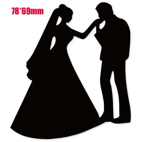 DM2216 Estel Mr Mrs бракосочетания граница металлические режущие штампы трафареты для DIY скрапбукинга декоративное тиснение ручной работы штампы шаблон - Цвет: DM2216