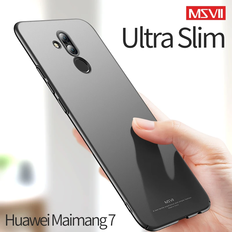 Чехол для huawei mate 20 lite тонкий матовый чехол MSVII из поликарбоната телефона Mate pro X 20X 10