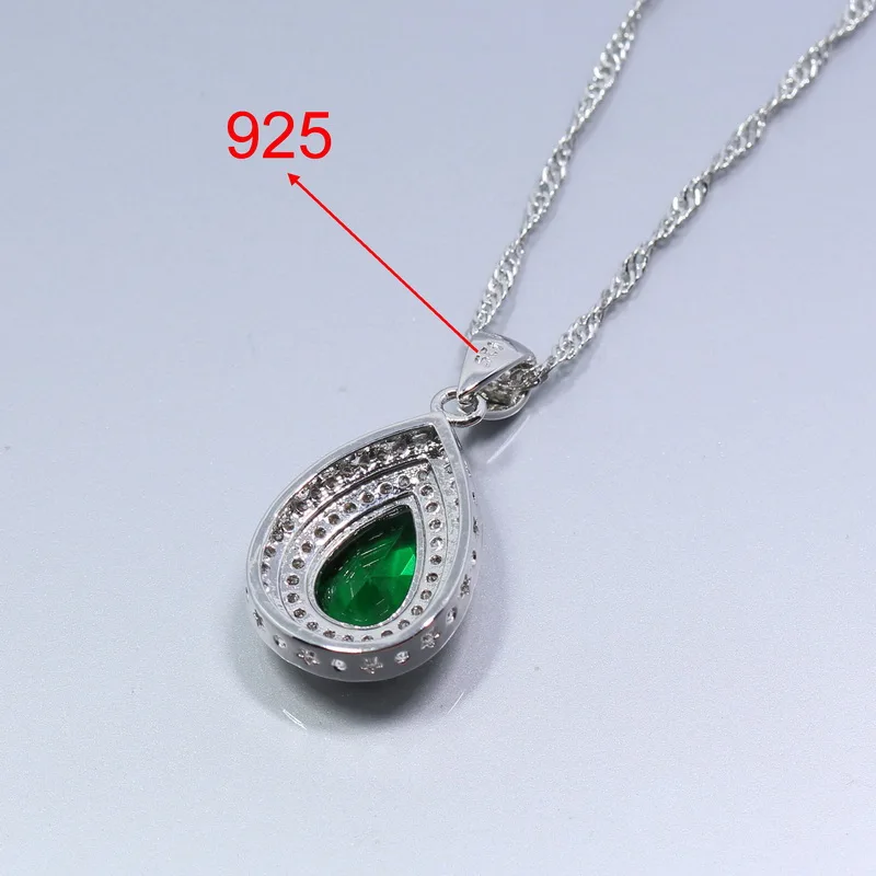 Комплект из колье серёг и кольца с цирконом|jewelry set 925|zircon jewelry setjewelry sets |