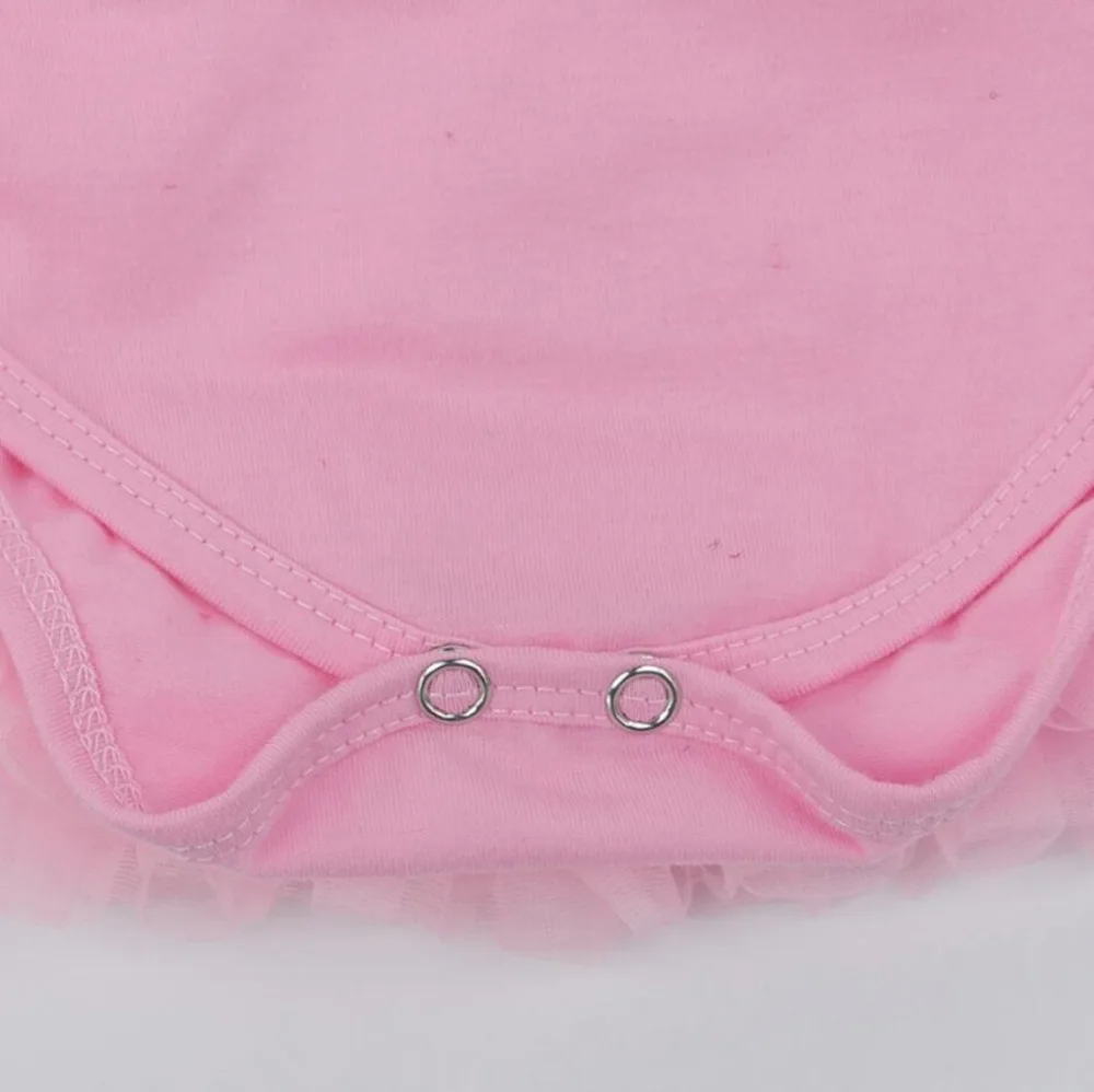 Pinkbabi/Детские комбинезоны 3 шт./компл. 4 однотонных цвета Кружевное платье пачка с