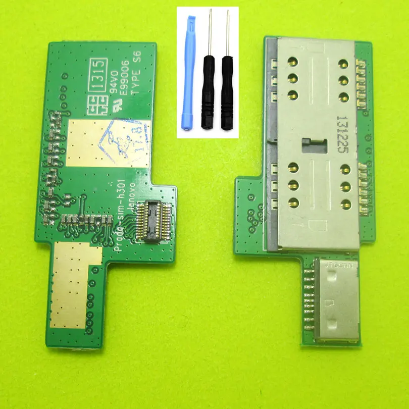 100% тест Sim &amp Memory sd-карта держатель ридер слот плата PCB для LENOVO P780 Замена Ремонт с