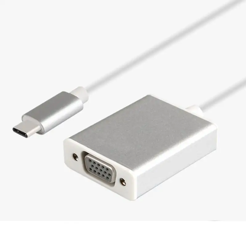 2018 Новый горячий salse Тип-C VGA кабель USB3.1 к HD Дисплей Порты и разъёмы Кабель